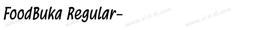 FoodBuka Regular字体转换